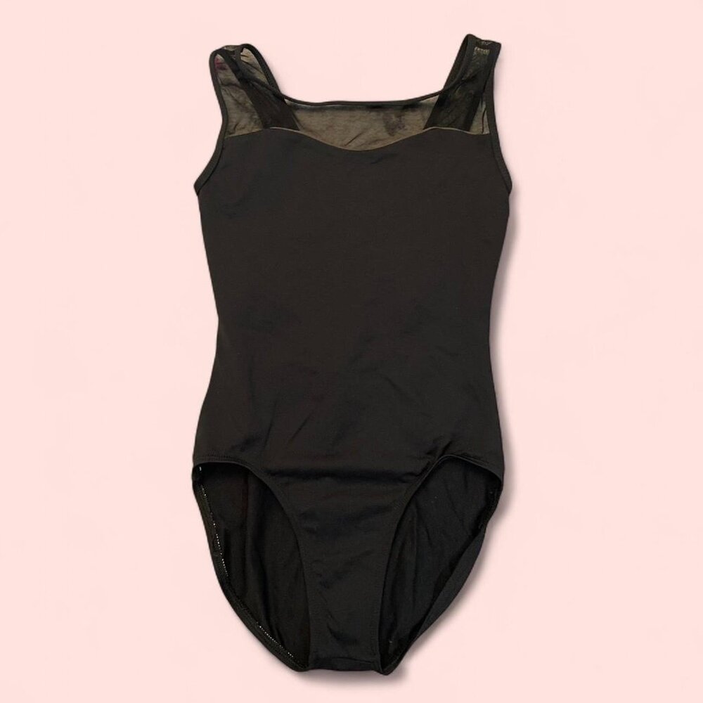 black natalie ballet leotard